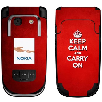   «Keep calm and carry on - »   Nokia 6267