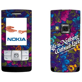   « Life is nothing without Love  »   Nokia 6270