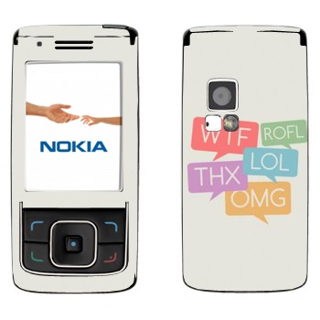   «WTF, ROFL, THX, LOL, OMG»   Nokia 6288