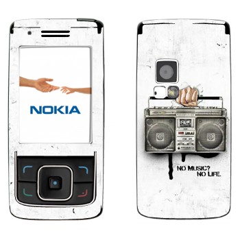   « - No music? No life.»   Nokia 6288