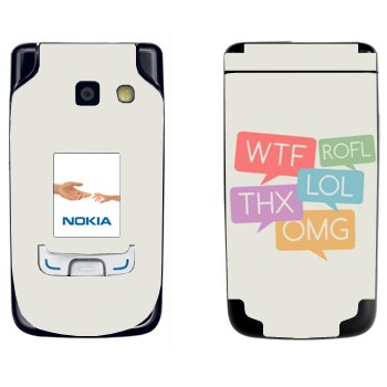   «WTF, ROFL, THX, LOL, OMG»   Nokia 6290