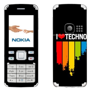   «I love techno»   Nokia 6300