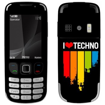   «I love techno»   Nokia 6303