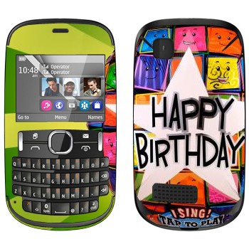   «  Happy birthday»   Nokia Asha 200