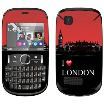   «I love London»   Nokia Asha 200