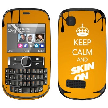   «Keep calm and Skinon»   Nokia Asha 200