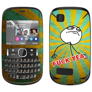   «Fuck yea»   Nokia Asha 200