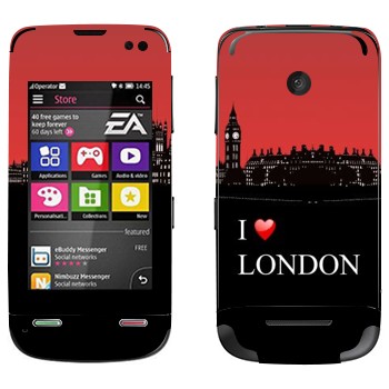   «I love London»   Nokia Asha 311