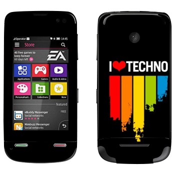   «I love techno»   Nokia Asha 311
