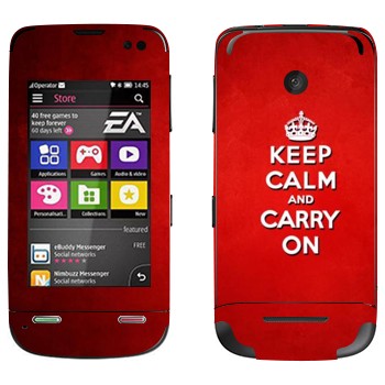   «Keep calm and carry on - »   Nokia Asha 311