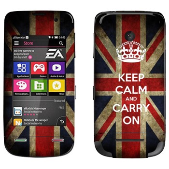   «Keep calm and carry on»   Nokia Asha 311