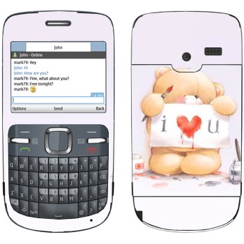   «  - I love You»   Nokia C3-00