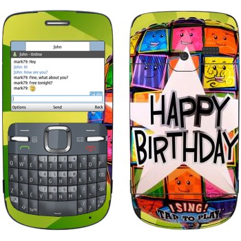   «  Happy birthday»   Nokia C3-00