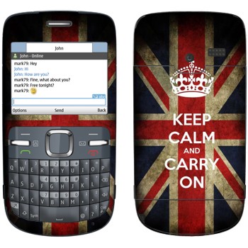   «Keep calm and carry on»   Nokia C3-00