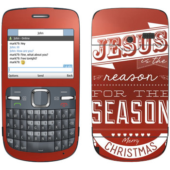  «Jesus is the reason for the season»   Nokia C3-00