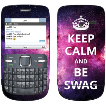   «Keep Calm and be SWAG»   Nokia C3-00