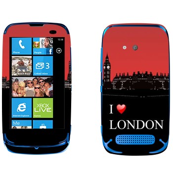   «I love London»   Nokia Lumia 610