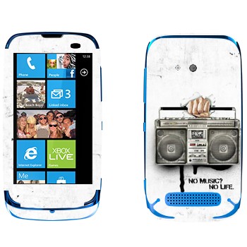   « - No music? No life.»   Nokia Lumia 610