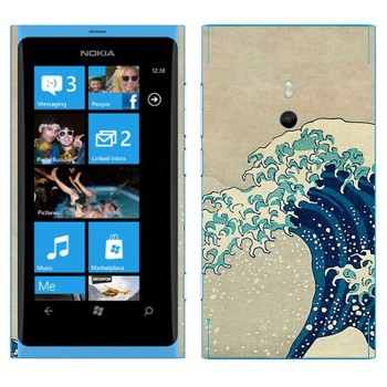   «The Great Wave off Kanagawa - by Hokusai»   Nokia Lumia 800
