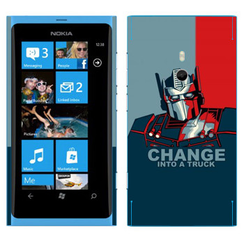   « : Change into a truck»   Nokia Lumia 800