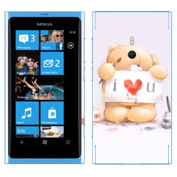   «  - I love You»   Nokia Lumia 800