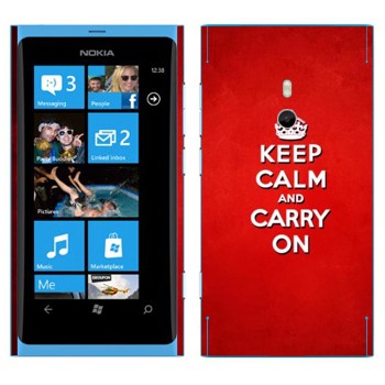  «Keep calm and carry on - »   Nokia Lumia 800