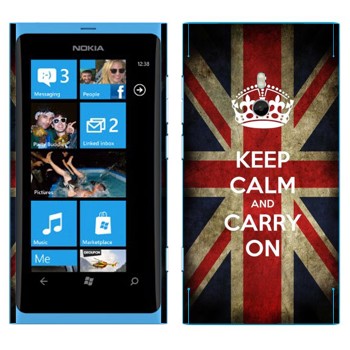   «Keep calm and carry on»   Nokia Lumia 800