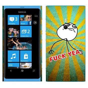   «Fuck yea»   Nokia Lumia 800