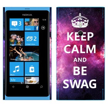   «Keep Calm and be SWAG»   Nokia Lumia 800
