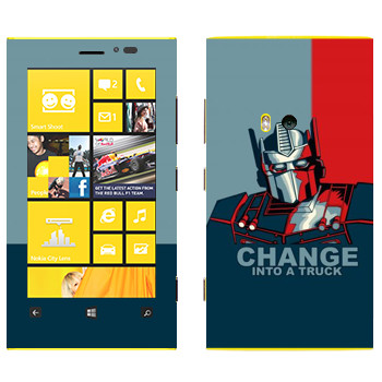   « : Change into a truck»   Nokia Lumia 920