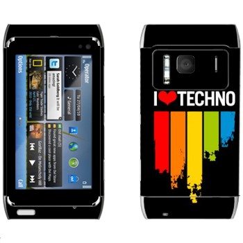   «I love techno»   Nokia N8