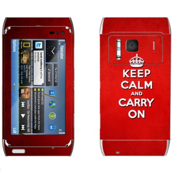   «Keep calm and carry on - »   Nokia N8