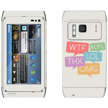   «WTF, ROFL, THX, LOL, OMG»   Nokia N8