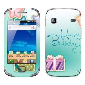   «Happy birthday»   Samsung Galaxy Gio