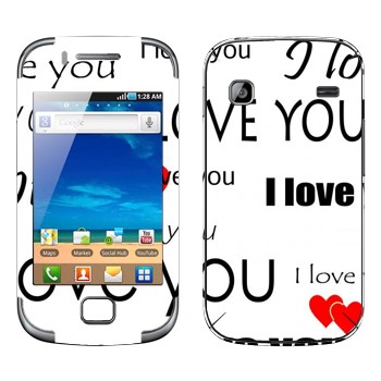   «I Love You -   »   Samsung Galaxy Gio