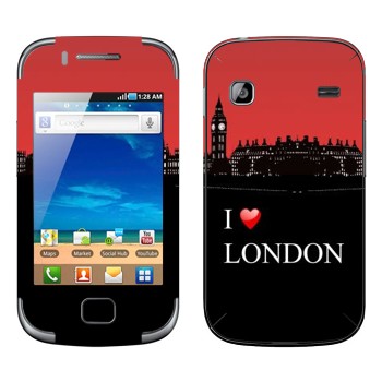   «I love London»   Samsung Galaxy Gio