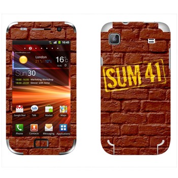   «- Sum 41»   Samsung Galaxy S Plus