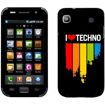   «I love techno»   Samsung Galaxy S