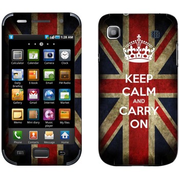   «Keep calm and carry on»   Samsung Galaxy S