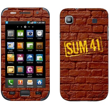   «- Sum 41»   Samsung Galaxy S