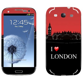   «I love London»   Samsung Galaxy S3