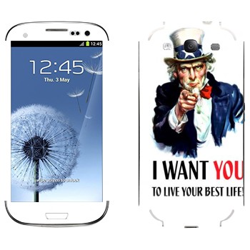  « : I want you!»   Samsung Galaxy S3