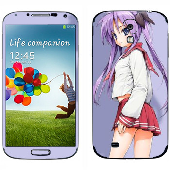 Виниловая наклейка «Кагами Хиираги - Lucky Star» на телефон Samsung Galaxy S4