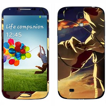 Виниловая наклейка «Наруто 3» на телефон Samsung Galaxy S4