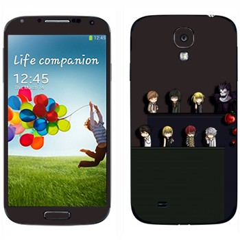 Виниловая наклейка «Тетрадь смерти» на телефон Samsung Galaxy S4