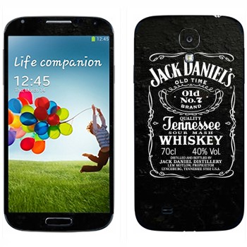 Виниловая наклейка «Jack Daniels» на телефон Samsung Galaxy S4