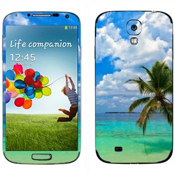 Виниловая наклейка «Побережье Майами» на телефон Samsung Galaxy S4