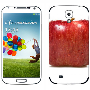 Виниловая наклейка «Квадратное яблоко» на телефон Samsung Galaxy S4
