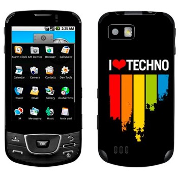   «I love techno»   Samsung Galaxy