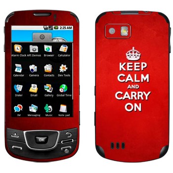   «Keep calm and carry on - »   Samsung Galaxy